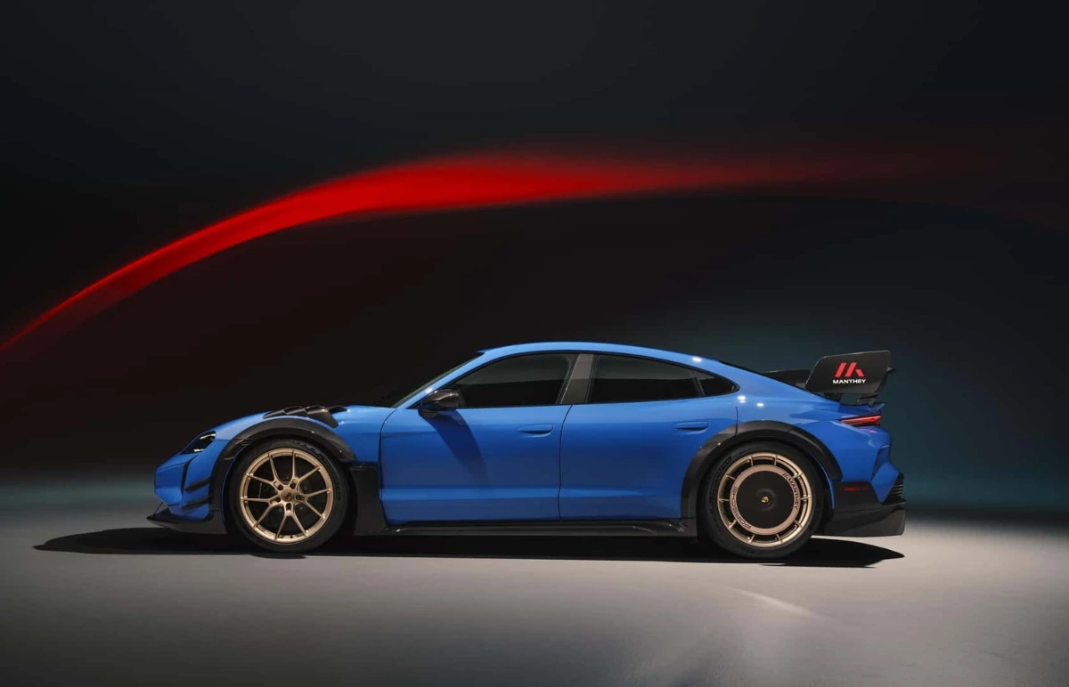2027 Porsche Taycan with Simulated Gearshifts